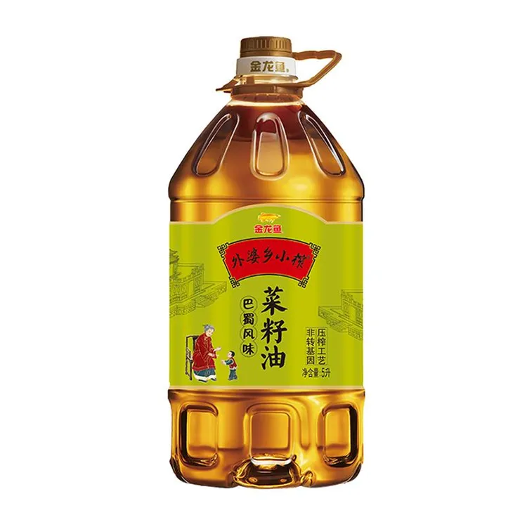 金龙鱼外婆乡小榨巴蜀风味菜籽油5L