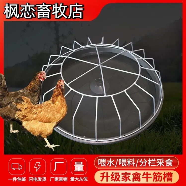 喂鸡食槽鸡鸭鹅猪教料槽小猪采食槽料槽猪保育料槽猪槽喂食鸡食盆