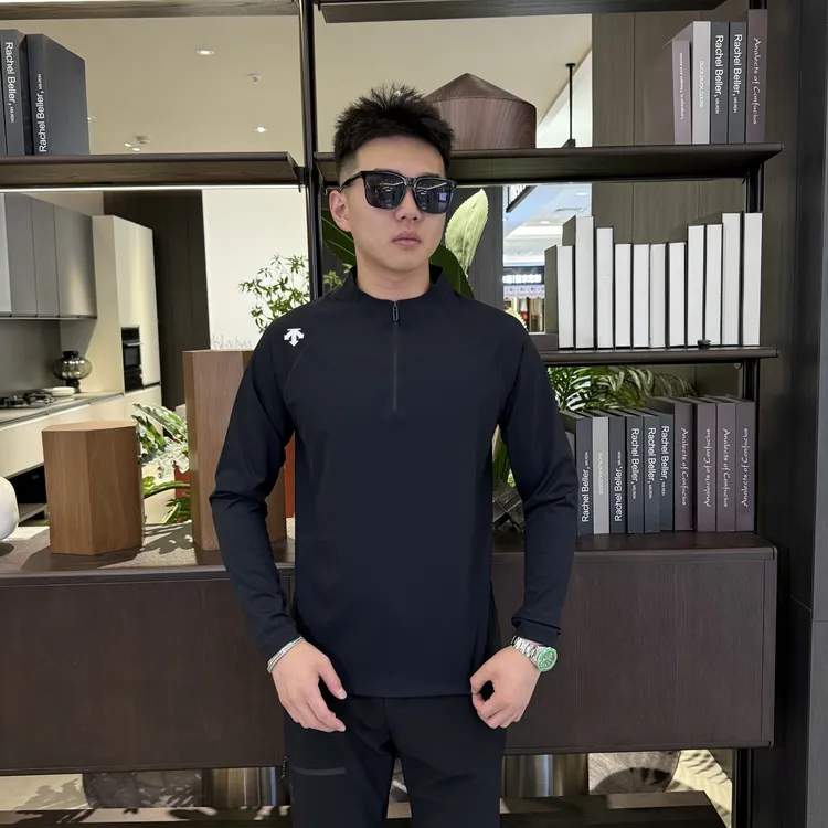 【私人订制】2025秋季男士纯原长袖半拉链卫衣