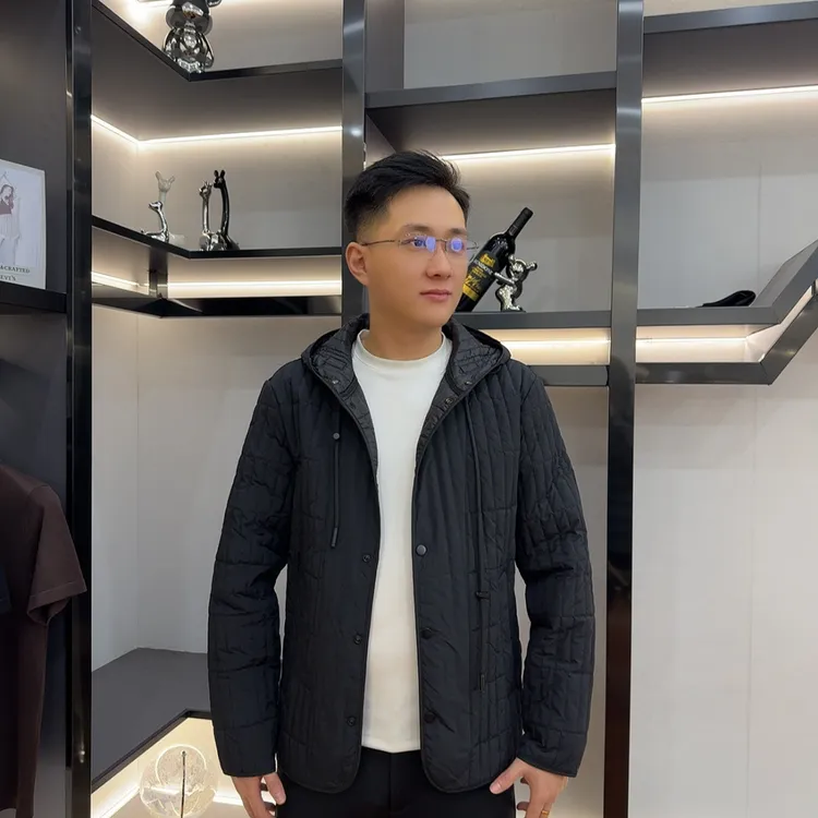 秋冬爆款男士高品质时尚保暖休闲商务百搭连帽加棉棉服外套25360