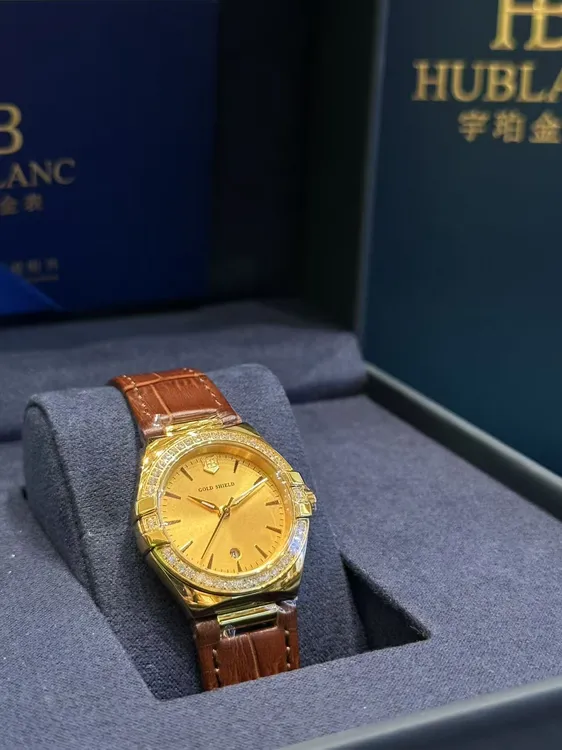 【宇铂金表】经典女士0.1黄金腕表情人节礼物送礼首选女款情侣轻奢