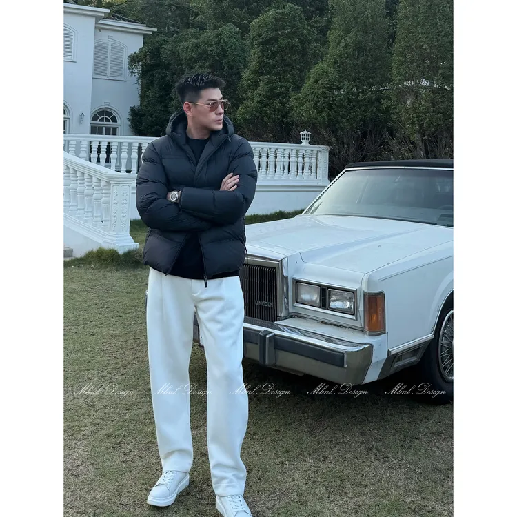 MBNL-F「Masac羽绒」秦磊男装白鹅绒特殊纹理羽绒服LL-WYR7005