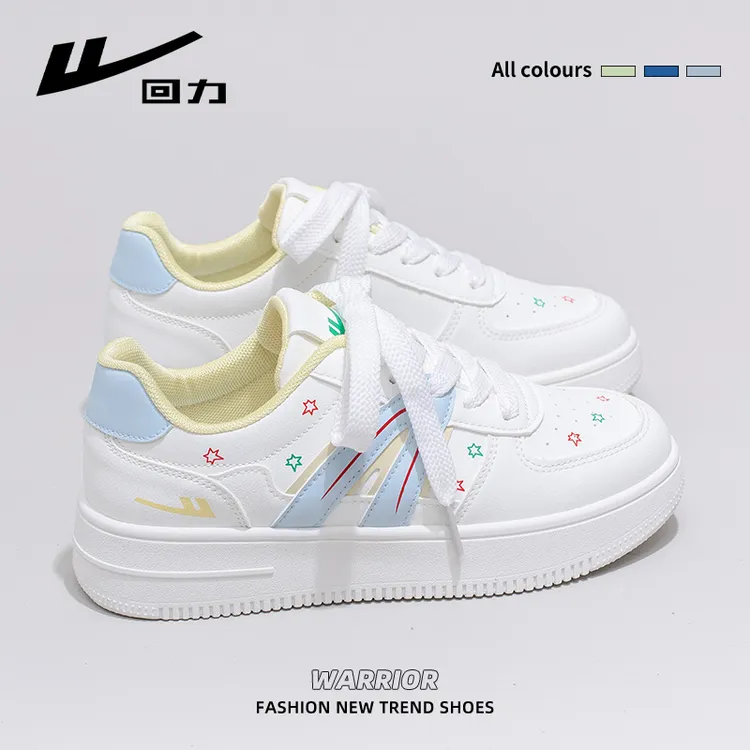 回力女鞋小白鞋2025秋季新款学生厚底百搭星星休闲鞋运动鞋子板鞋