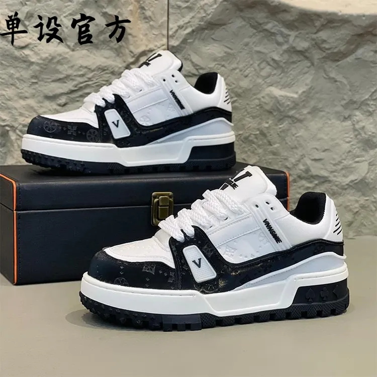 【香港潮牌&Shoes旗舰正品】板鞋男款简约轻奢痞帅男鞋明星同款百搭