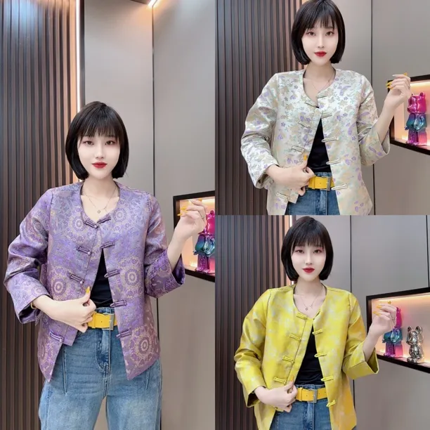 敏宝儿➕H8018洋气提花外套