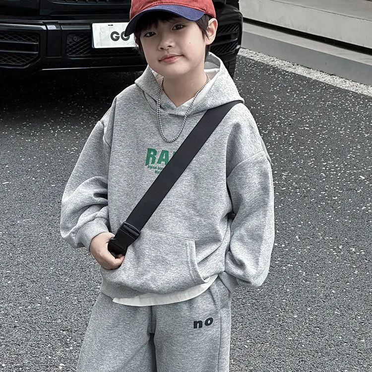 EAEOVNI湖州童裝新款男童衛衣秋冬季連帽衫兒童上衣歐美風格 春秋