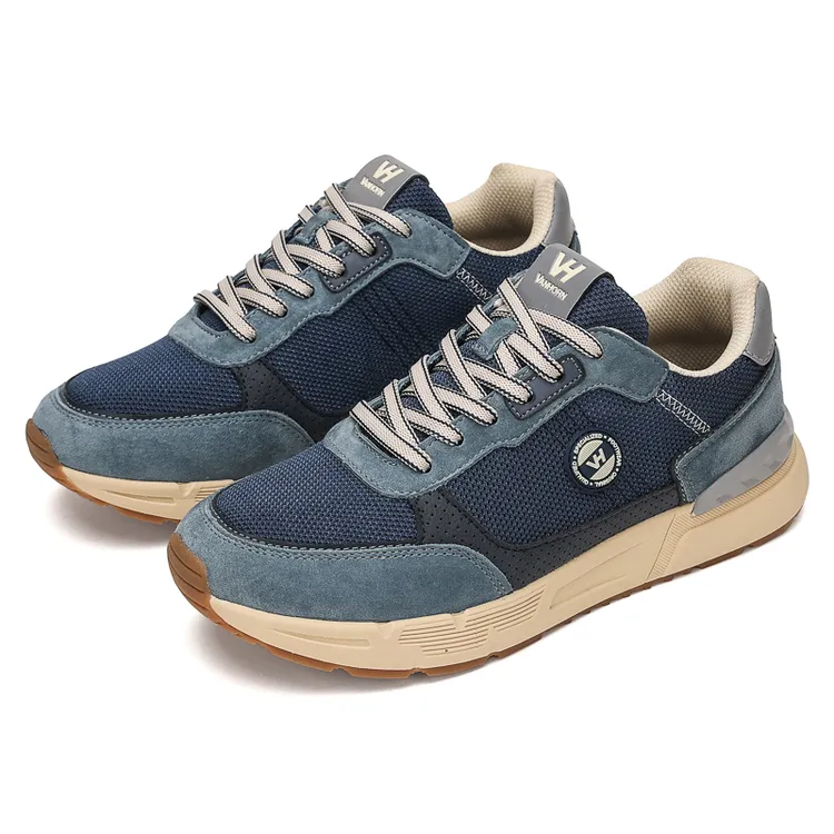 VH秋冬透气真皮男鞋范霍恩复古时尚休闲耐磨百搭低帮轻便运动男鞋