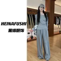 【清仓】露肩套装高个子版本8213-1