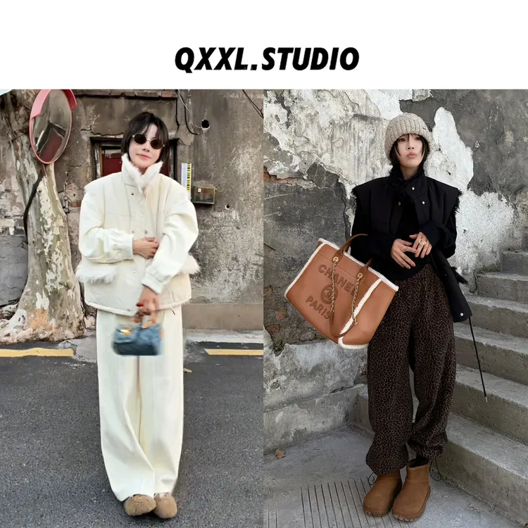 邱小小丽呀 冬季新款欧货立领毛毛马甲纯色百搭宽松减龄气质外套