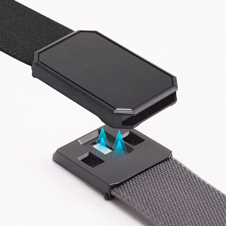 2025磁力男士新款自动加厚弹力战术腰带户外休男士尼龙弹力腰带