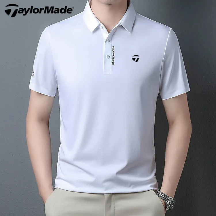 Taylormade泰勒梅高尔夫男装短袖POLO衫夏季透气薄款男士半袖T恤