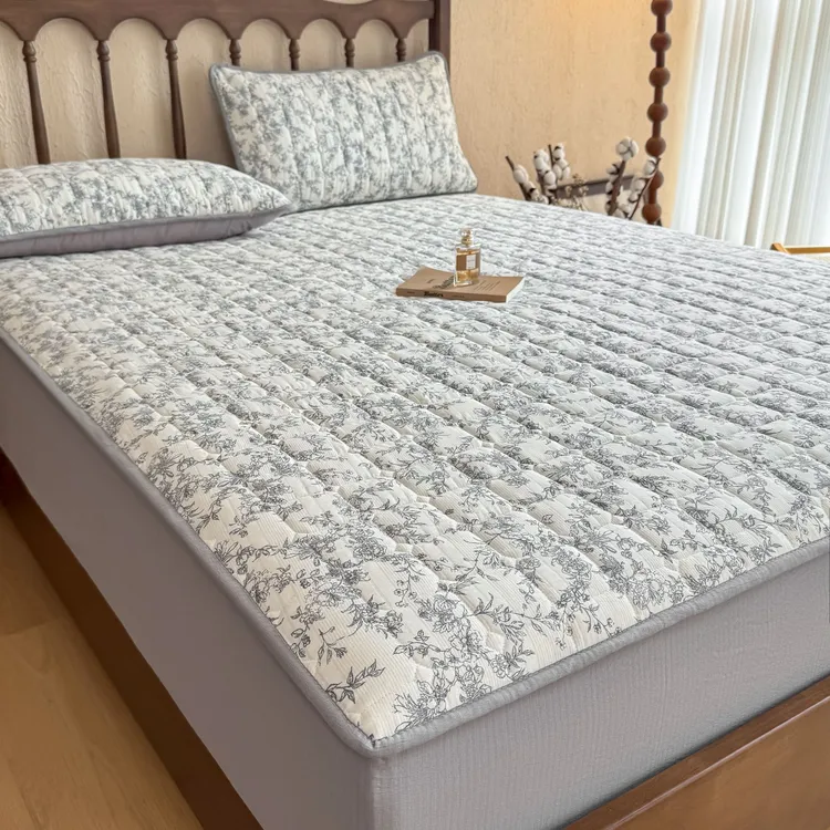 可机洗A类夹棉床笠全包防滑床单抗菌防螨床垫保护套罩2026四季款商品图