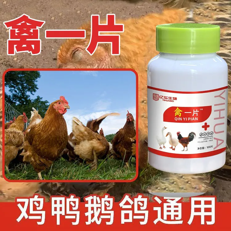 禽一片鸡鸭鹅鸽子鹌鹑兔专用家禽常备100/片