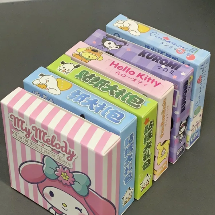 三丽鸥贴纸ins高颜值卡通礼盒防水贴画冰箱贴纸学生党