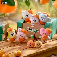 BT21橘子派对系列 玩偶 LINE FRIENDS连我朋友