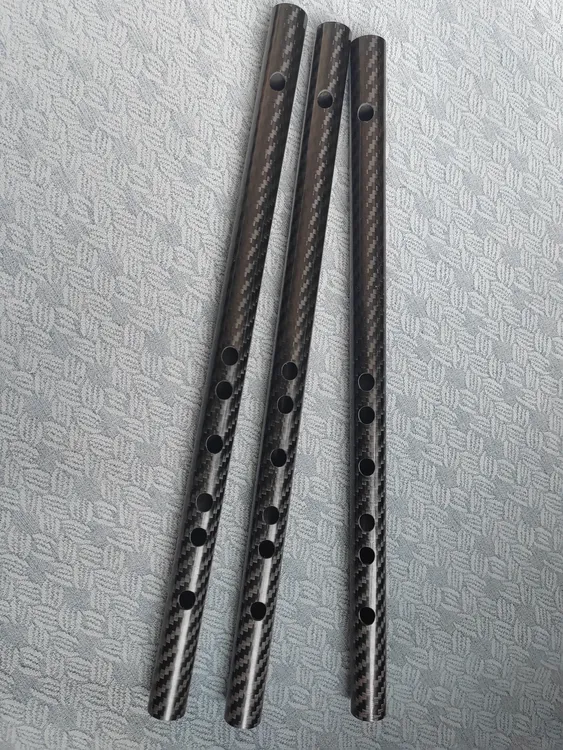 碳纤维笛子无膜孔超短笛迷你笛口袋笛 个性防身入门新款