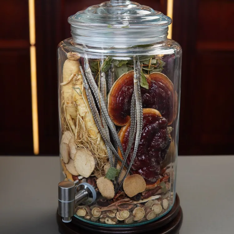 24味泡酒料原材料枸杞人参送泡酒瓶带水龙头可泡80斤酒保真保正