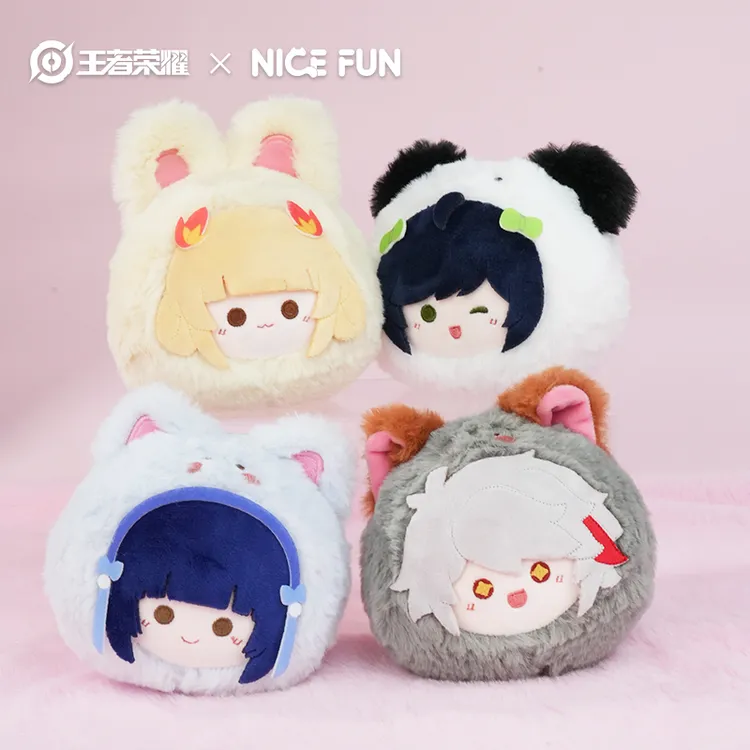王者荣耀xNICEFUN公孙离西施百里守约孙尚香绒团毛绒挂件公仔玩偶