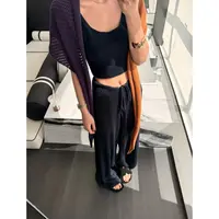 【娇娇私服定制】新款时尚休闲针织短袖+裤子+披肩三件套82009#