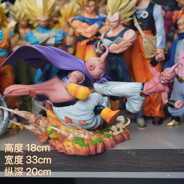 【现货实拍】18cm CS魔人布欧对决 七龙珠动漫手办模型摆件
