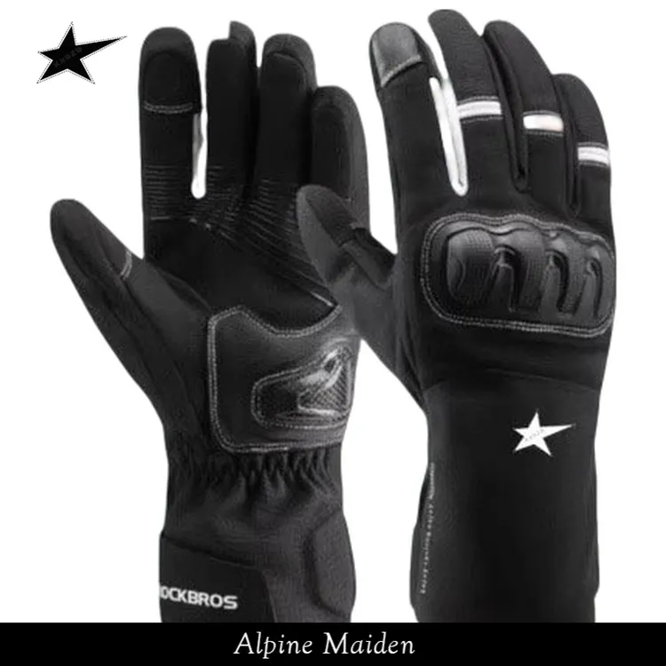 正品现货A星Alpine Maiden星骑行保暖男防摔机车加厚防风冬季手套