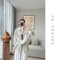 DA·Tender【天青谷雨防晒上衣】夏季薄款气质宽松长袖开衫衬衫