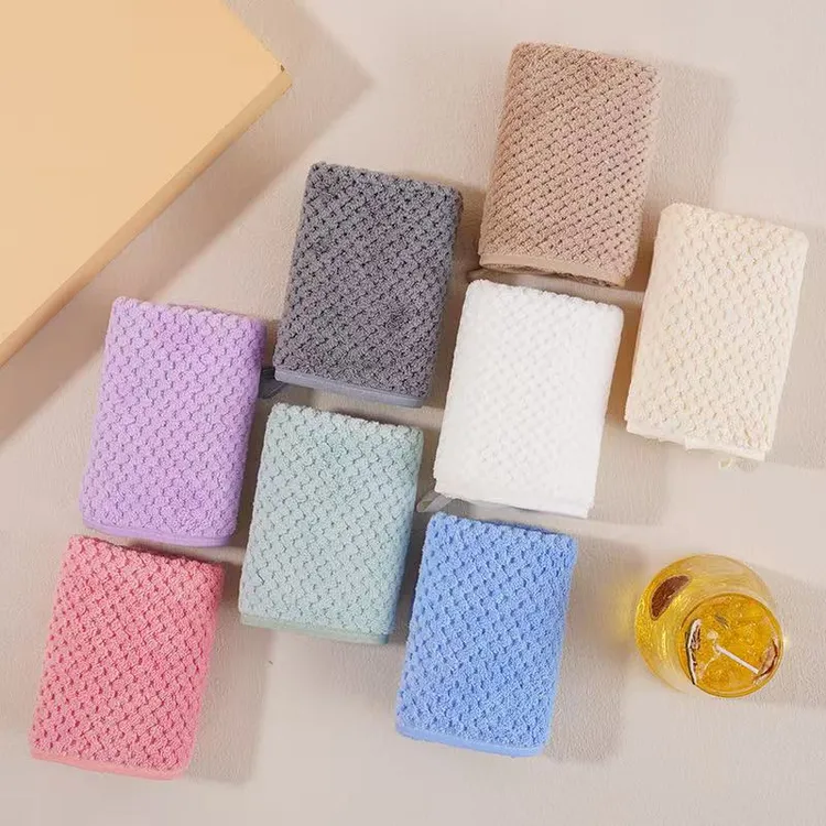 菠萝格小毛巾加厚吸水速干柔软亲肤家用洗脸巾面巾超细