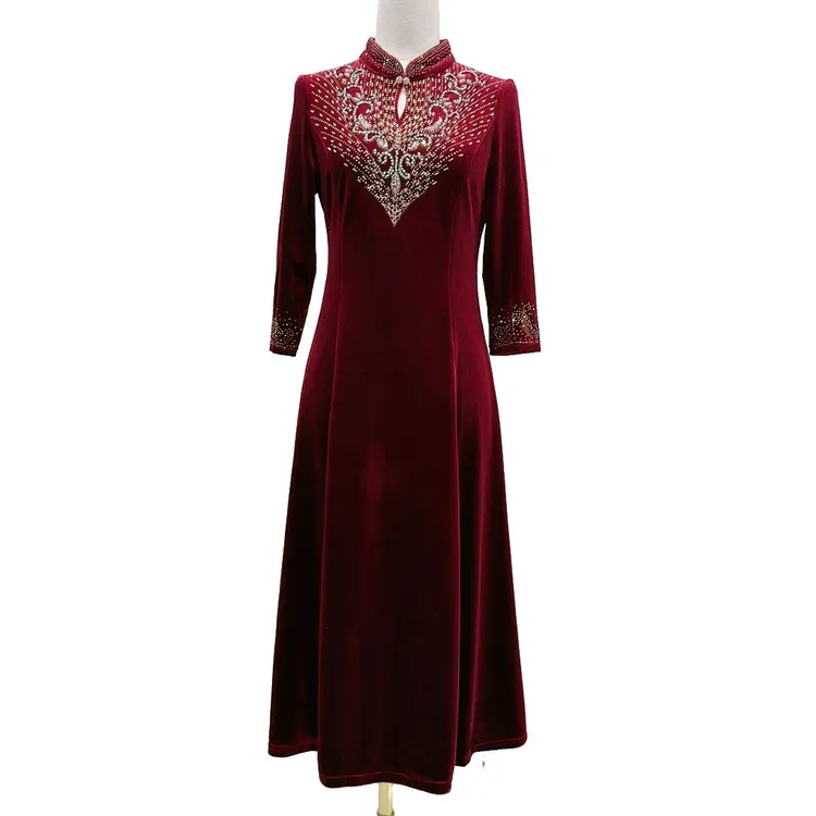 依诺 8631 旗袍裙