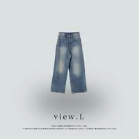view.l25 显瘦显腿长直筒牛仔裤 WK1717