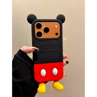 适用苹果iphone17promax立体米奇16pro可爱硅胶15ins防摔14手机壳