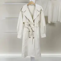 麦迪尚品 一路童行【诗M】30918173气质长款风衣春秋商场同款女装