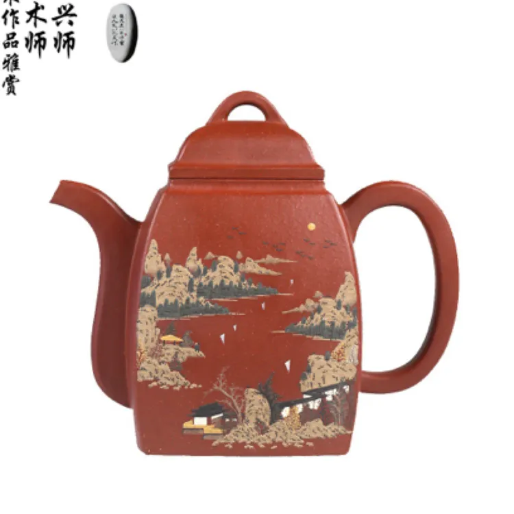 研高夏瑞娟老师，重器推荐名称:汉方壶 泥料:稀有降坡泥 1000cc