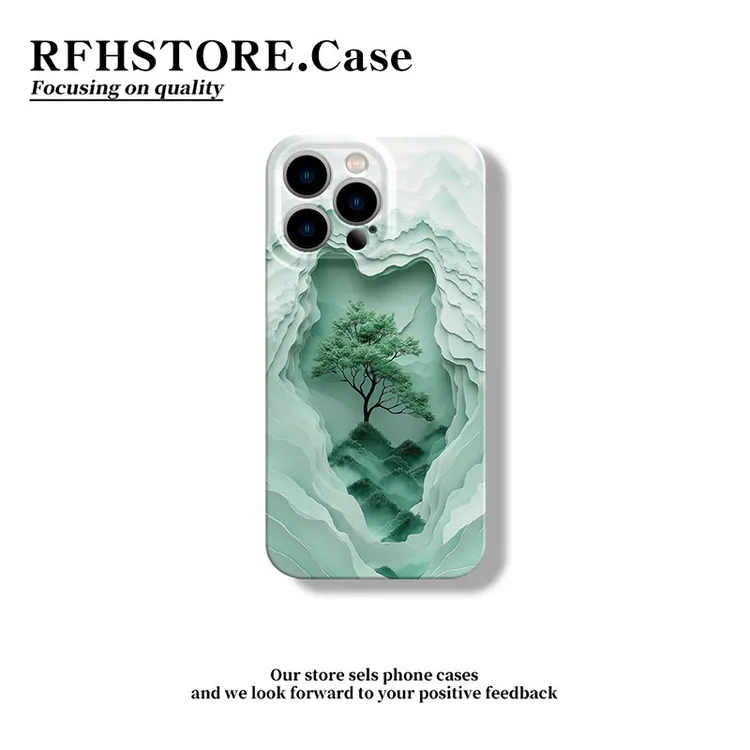 ZMGX空洞灵树适用苹果16/15promax菲林手机壳华为P70vivooppo小米