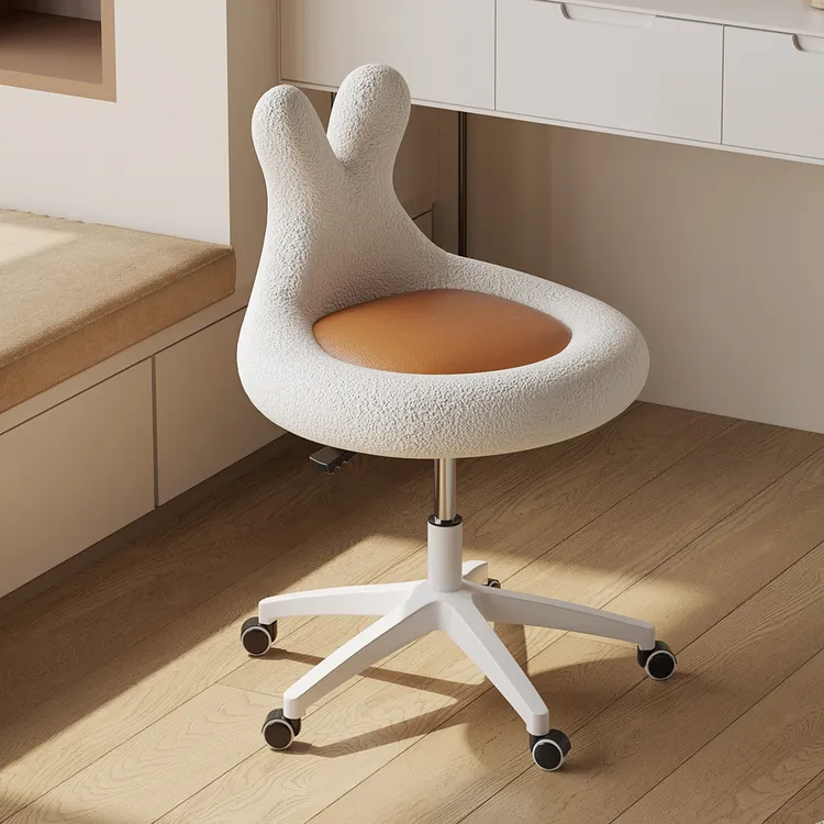 可升降旋转化妆凳卧室家用女生高颜值梳妆凳可移动不占地方化妆椅