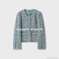 溶溶【星河缀梦】RONGRONG 混色粗花呢法式复古小香风外套SC548105