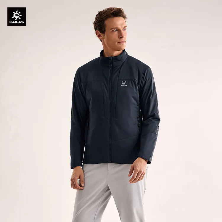 KAILAS凯乐石立领AT60运动保暖棉服防泼冬季外套徒步男 KG2530104