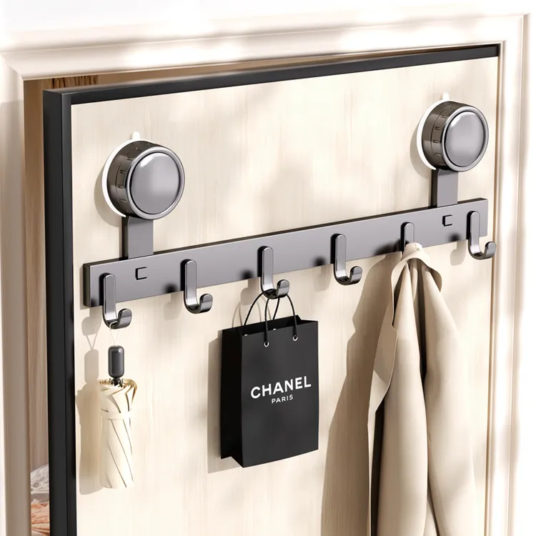 【掉落包赔】吸盘挂钩衣服帽子粘钩入户门强力钩子免打孔发饰挂衣架