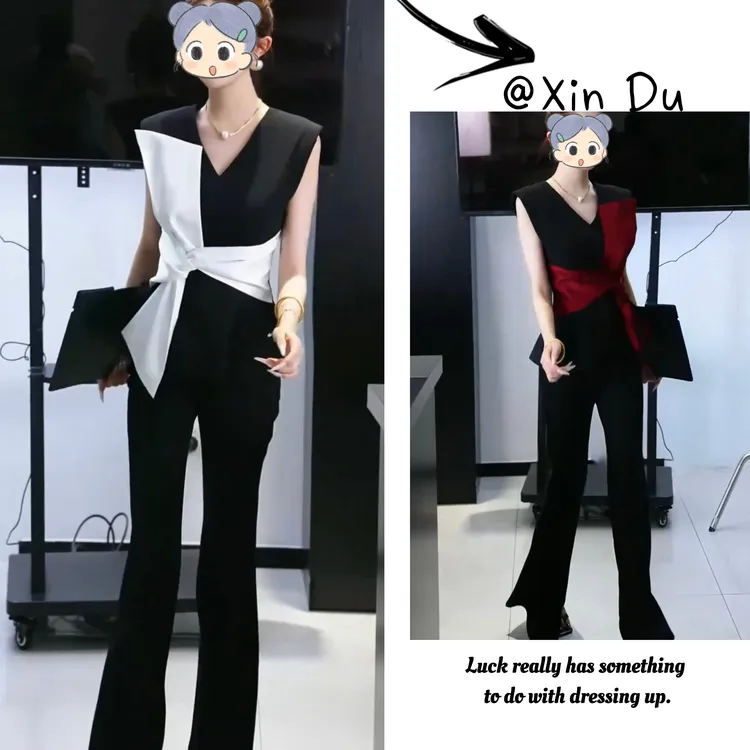 2025夏季新款时尚显瘦气质女士网红洋气两件套百搭款D21653