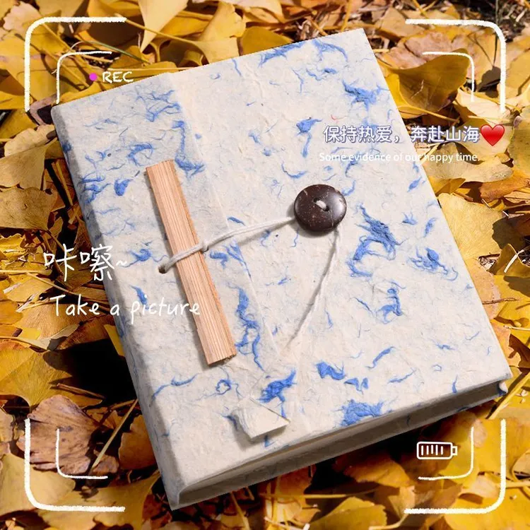 2025年新款手账本正版尼泊尔手工本diy手工材料包加厚笔记本空白