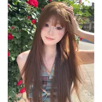 【古早baby2.0版】新升级发丝假发女长直发高层次全头套整顶假发套