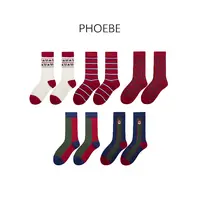 【圣诞袜】PHOEBE叶姐 秋冬氛围感中筒袜H5090629F