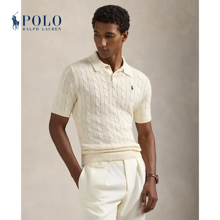 Ralph Lauren拉夫劳伦男装 标准版型棉质Polo领针织衫710917050商品图