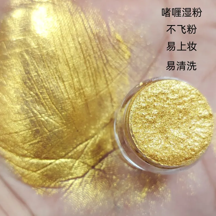 禾生珞语黄金啫喱闪粉爆闪珠光闪粉彩绘颜料亮片亮晶晶持久提亮