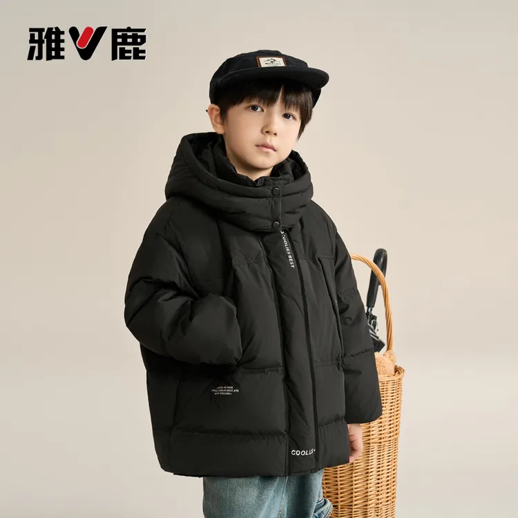 【草莓专属】V/雅鹿儿童新国标90绒羽绒服时尚亲子款外套Y056