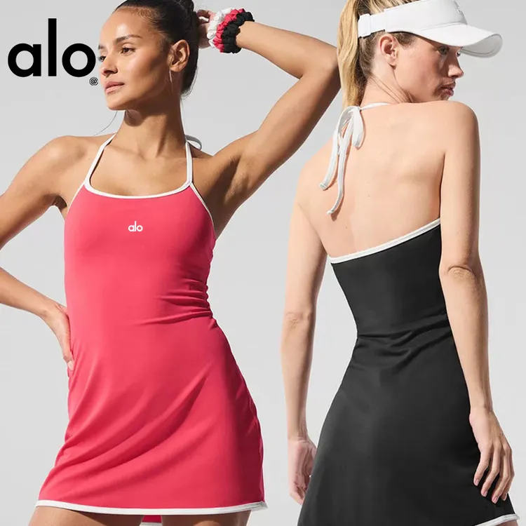 ALO甜美可爱风格衣服多巴胺夏季衣服女生韩系ins衣服外贸跨境瑜伽