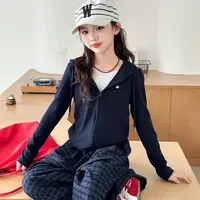 连帽格子运动套装138
