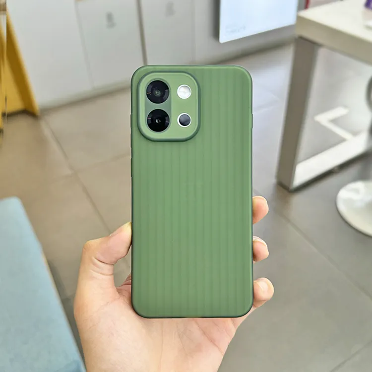 适用于一加13T手机壳OnePlus行李箱波纹软壳防滑简约纯色保护套