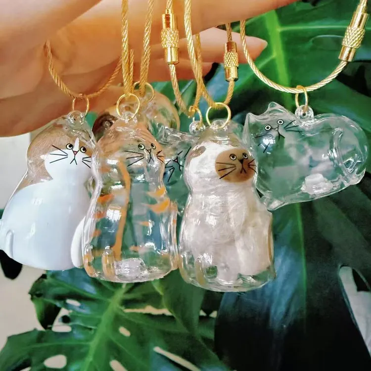 【猫狗毛发收纳合集】透明猫毛收纳盒毛发存放胶囊纪念钥匙扣挂件