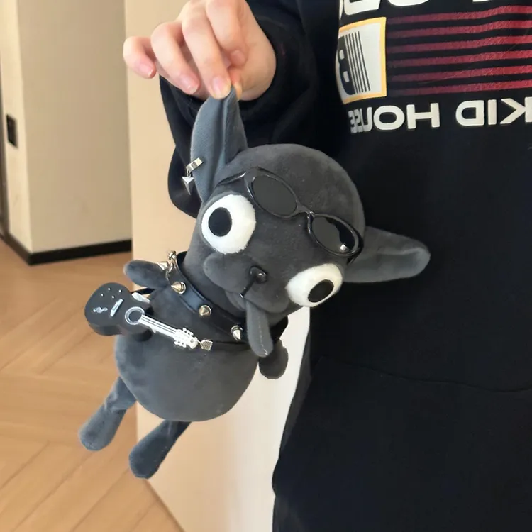 抽象网红邪恶吉娃娃毛绒玩偶搞怪毛绒挂件生日礼物背包挂饰送朋友