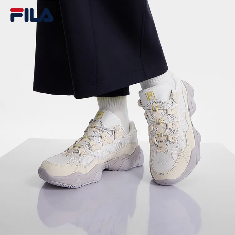FILA 斐乐官方女鞋JAGGER 2025复古运动鞋2025秋新款爪爪鞋老爹鞋